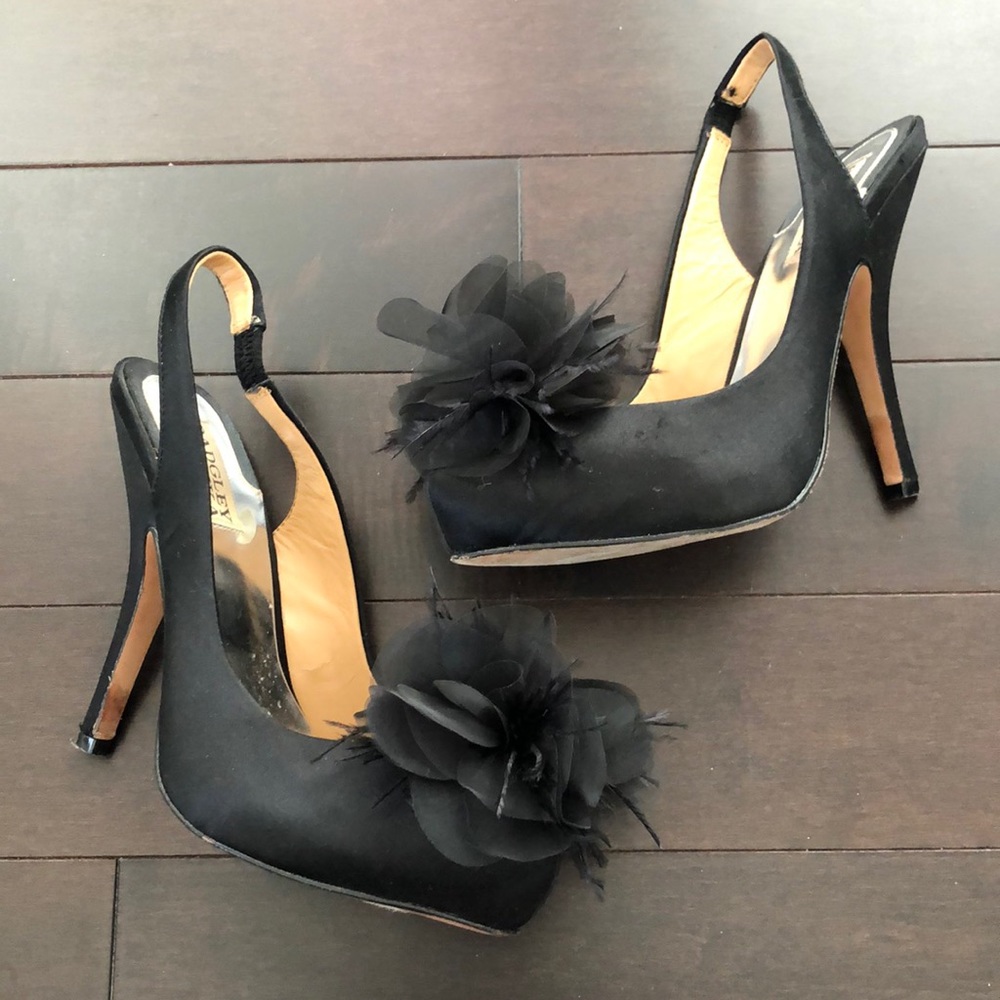 Badgley Mischka Black Evening Pumps
